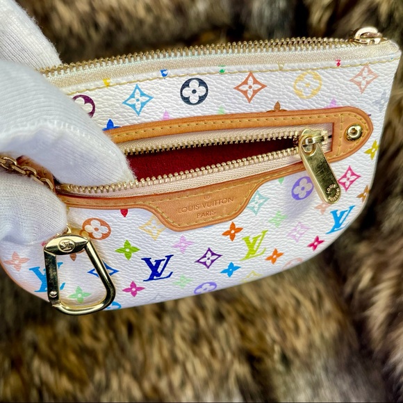 LOUIS VUITTON Multicolore Monogram Pochette Accessories - Picture 10 of 13